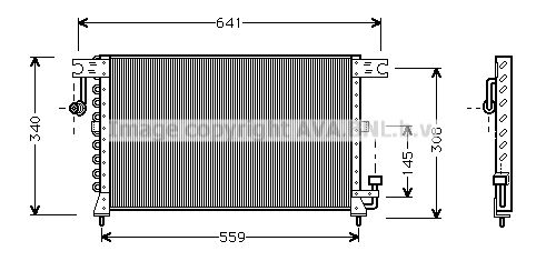 AVA QUALITY COOLING Kondensaator,kliimaseade HY5038